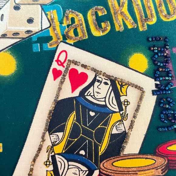 VINTAGE Bag Novelty Convertible Casino/Gambling - Picture 3 of 11